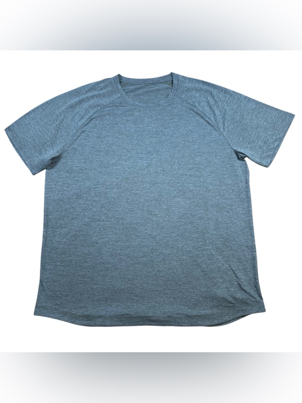 CRZ YOGA Heather Blue Short Sleeve Performance Tee Men’s XL Brand New With Tags
